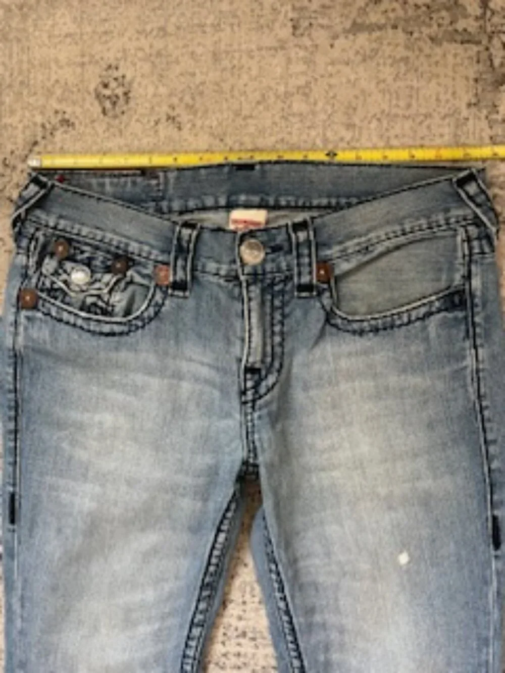 True Religion Brand Jeans Joey Super T Row 32 Seat 34